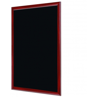 Lavagna fondo nero scrivibile con gessetti, con cornice in legno