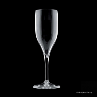 Bicchiere calice flutes vinum trasparente drink safe riutilizzabile 150cc confezione da 6 pezzi