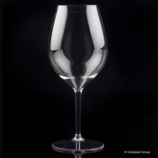 Bicchiere calice trasparente "redone tritan" drink safe riutilizzabile 510cc, confezione da 6 pezzi