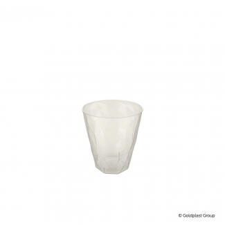 Bicchiere liquore 50cc in PS trasparente effetto ghiaccio, confezione da 50 pezzi