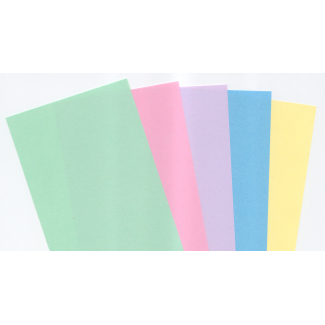 Risma di carta colori assortiti "tenui pastello" da 80 gr/mq, formato A4, confezione da 250 fogli