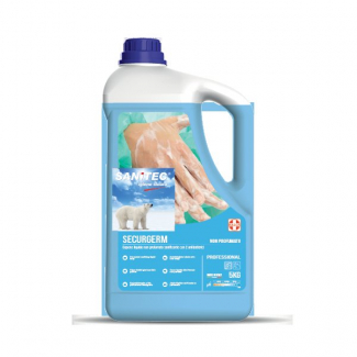 Sapone liquido mani sanificante con 2 anti-batterici, non profumato