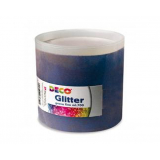 Barattolo glitter da 700 ml a grana fine, tinta unita