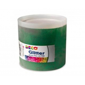 Barattolo glitter da 700 ml a grana fine, tinta unita