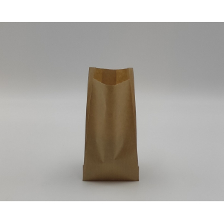 Sacchetto regalo in carta, colore avana, formato 12x43 cm, confezione da 100 pezzi