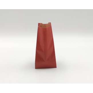 Sacchetto regalo in carta, colore rosso, formato 12x43 cm, confezione da 100 pezzi