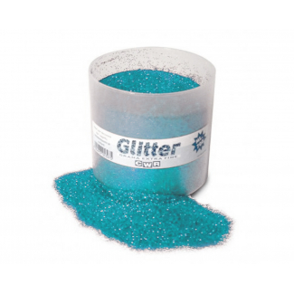 Barattolo glitter da 700 ml a grana fine, tinta unita