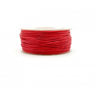 Rotolo cordoncino cotone cerato diametro 2 mm, lunghezza 100 metri