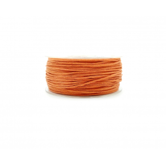 Rotolo cordoncino cotone cerato diametro 2 mm, lunghezza 100 metri