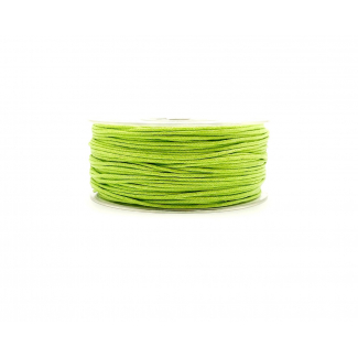 Rotolo cordoncino cotone cerato diametro 2 mm, lunghezza 100 metri