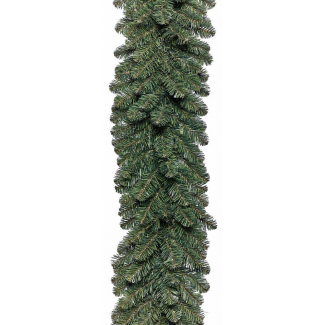 Festone di pino verde, lunghezza 540 cm, diametro 40 cm