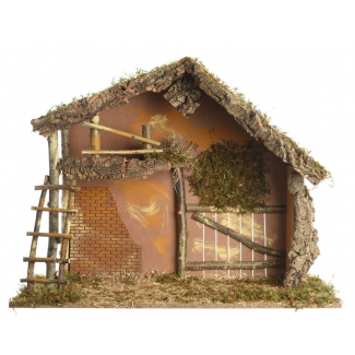 Capanna naturale con sughero, altezza 62 cm