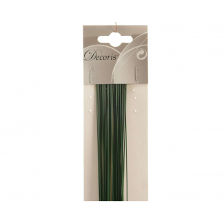 Filo di ferro verde, diametro 0.08 mm, lunghezza 40 cm, confezione da 100 grammi