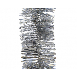 Festone argento, lunghezza 270 cm, diametro 7.5 cm