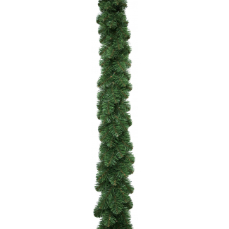 Festone di pino verde, diametro 30 cm, lunghezza 2.7 mt