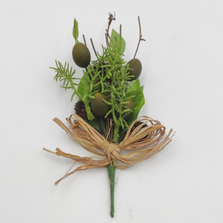 Pick ramo con olive, altezza 23 cm