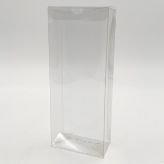 Scatola automontante base rettangolare in plastica trasparente, confezione da 10 pezzi, vari formati