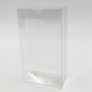 Scatola automontante base rettangolare in plastica trasparente, confezione da 10 pezzi, vari formati
