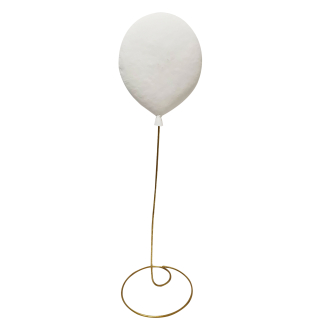 Palloncino 3D bianco con piedistallo, varie misure