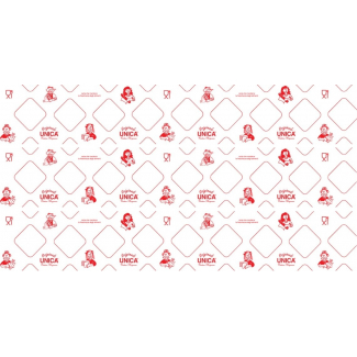 Carta politenata fantasia generica rossa gr.45+