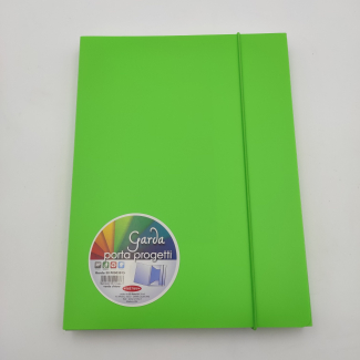 Carpetta in PP 3 lembi con elastico, 25x35 cm, dorso 3 cm, vari colori