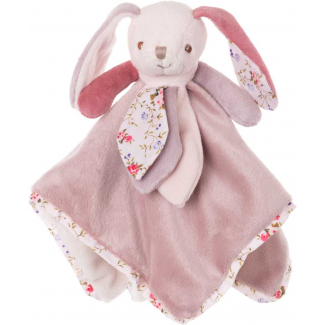 Coniglio cucciolo "bibi baby rug" con copertina, larghezza 30x30 cm