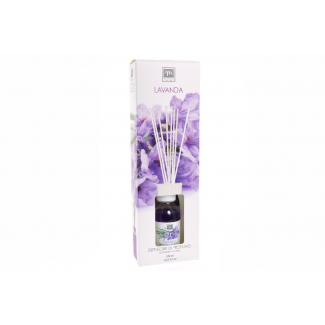 Diffusore di profumo essenza "Lavanda" con bacchetti in cotone, 125ml