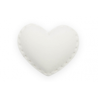 Cuore puntinato in gesso, diametro 2 cm, confezione da 12 pezzi