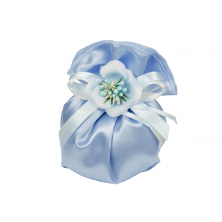 Sacchetto in raso "Albarosa" 13x15 cm, confezione da 10 pezzi