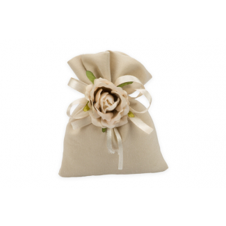 Sacchetto "Rosy" piatto 10x13 cm, confezione da 10 pezzi