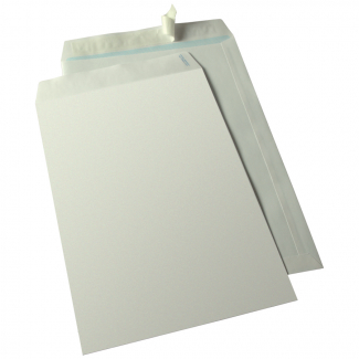 Busta autoadesiva bianca a sacco, formato 25x35 cm, confezione da 25 pezzi