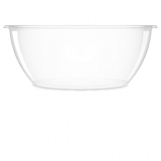 Ciotola insalatiera trasparente in R-PET 1750cc, confezione da 20 pezzi