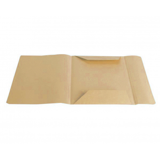 Carpetta in cartoncino manilla 3 lembi monocolore, 24.5x33.5 cm, confezione da 100 pezzi, vari colori