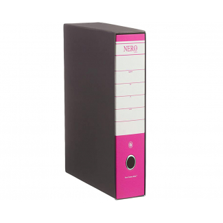 Raccoglitore "Nero &" formato protocollo, dorso 5 cm, vari colori
