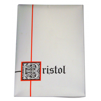 Biglietto e busta Bristol, colore bianco, formato 9x14 cm, confezione da 10/10 pezzi