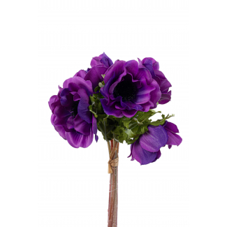 Bouquet anemone viola 27 cm