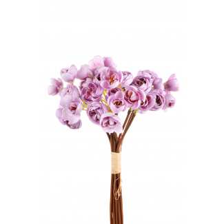 Bouquet ranuncoli lilla 38 cm