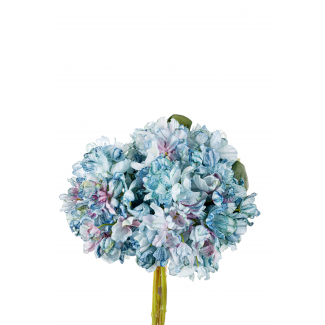 Bouquet ortensie blu 35 cm