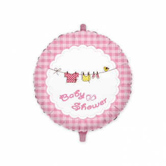 Palloncino stampa "Baby shower girl", diametro 45 cm