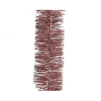 Festone rosa lucente, diametro 7 cm, lunghezza 270 cm