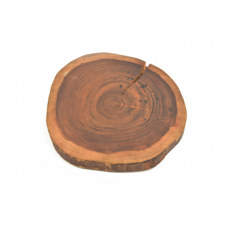 Tagliere sagomato in legno naturale diametro 28cm