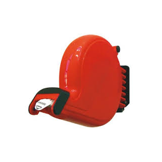 Dispenser a chiocciola da muro elimina code  in plastica di colore rosso