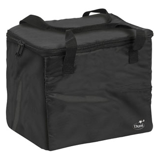 Borsa termica nylon nero linea "Thermo" con maniglie