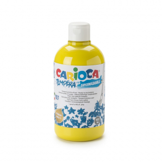 Tempera "Carioca" in flacone da 500 ml, colori assortiti