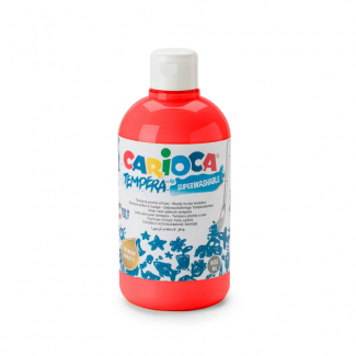 Tempera "Carioca" in flacone da 500 ml, colori assortiti