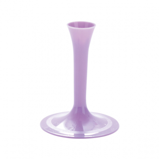 Base in plastica colorata per bicchieri flute/calici/coppe, confezione da 20 pezzi