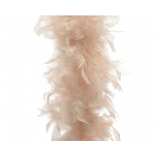 Boa di piume perla, diametro 17 cm, lunghezza 184 cm