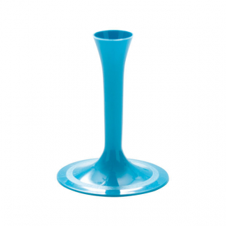 Base in plastica colorata per bicchieri flute/calici/coppe, confezione da 20 pezzi