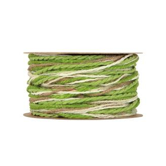 Rotolo cordoncino intrecciato "Juta & Carta", lunghezza 10 metri