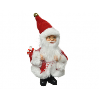 Babbo Natale rosso, altezza 13 cm
